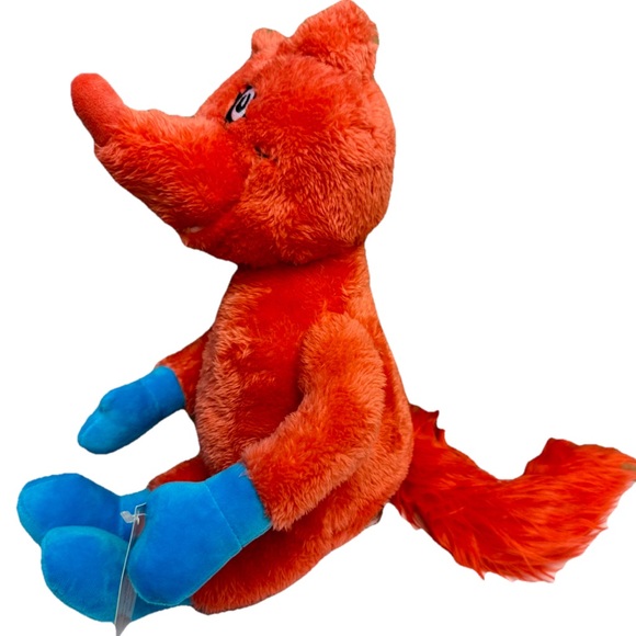 Kohl's Cares Dr. Seuss "Fox In Socks" Red Fox Plush Toy 14” NEW - Picture 2 of 4